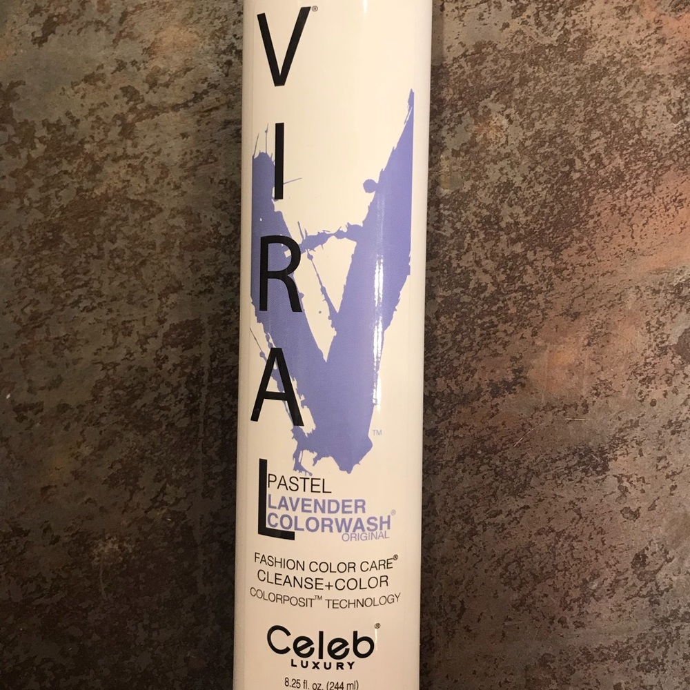 Lavender temporary color shampoo